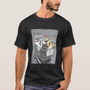 Einkaufswagen der Katzenbande T-Shirt