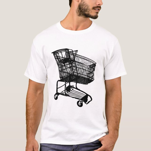 Einkaufswagen T-Shirt (Vorderseite)