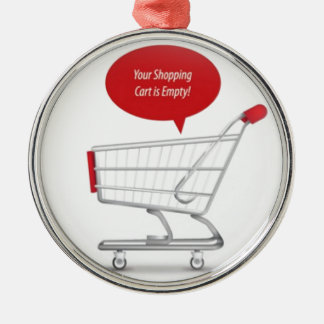 Einkaufswagenentwurf Ornament Aus Metall