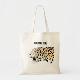 Einkaufszeit Leopard Tragetasche