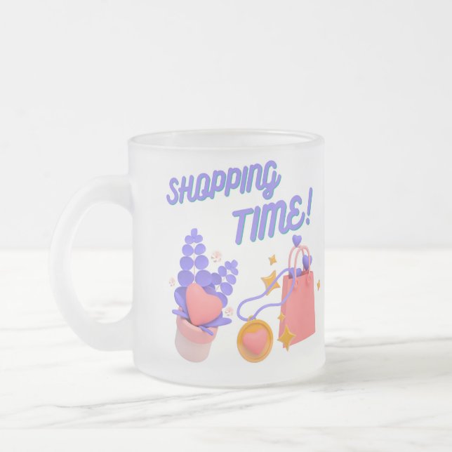 Einkaufszeit Mattglastasse (Links)