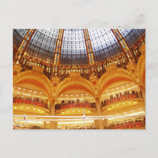Einkaufszentrum in Paris Postkarte