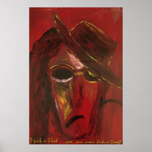 EINKERBUNG IN ROT POSTER