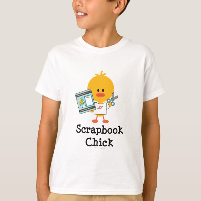 Einklebebuch-Küken scherzt T-Shirt (Vorderseite)