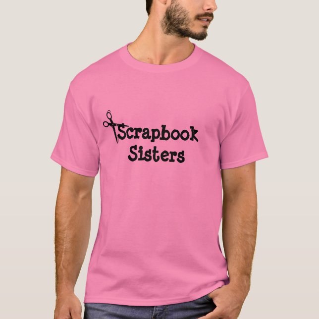 Einklebebuch-Schwester-Shirt T-Shirt (Vorderseite)