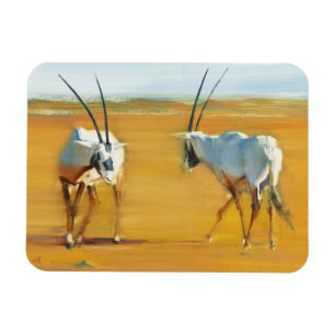 Einkreisender arabischer Oryx 2010 Magnet