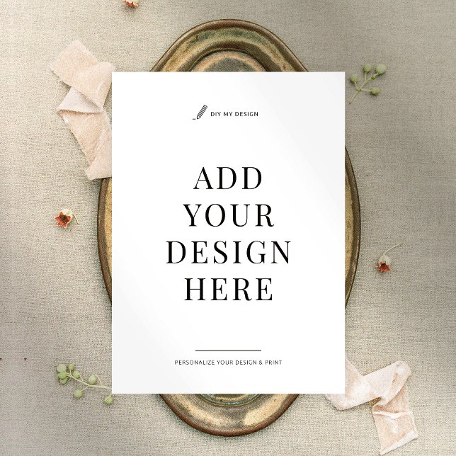 Einladende Druckerei 12x18" Geschäftseinladungen & Einladung (Upload your artwork and print your custom event invitations)