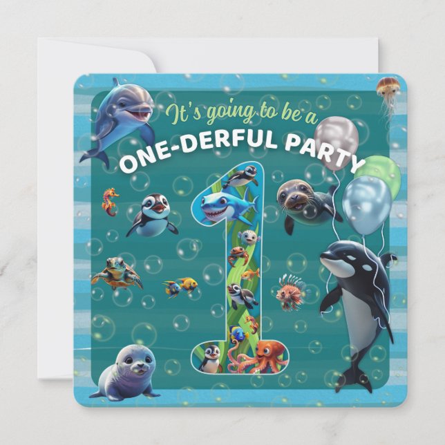 Einladende Einladung mit einem Party an der abgeru (Vorderseite)