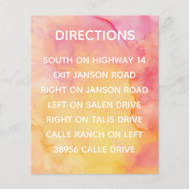 Einladende Hochzeitkarte Frische Blume