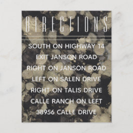 Einladende Hochzeitkarte mit Gold N Black