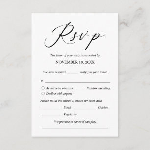 Einladende UAWG für Hochzeiten, Mahlzeiten Karte