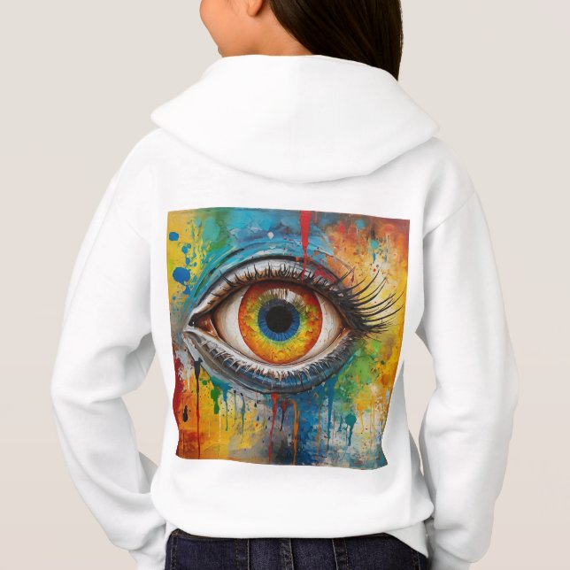 einladendes Auge Hoodie (Rückseite)