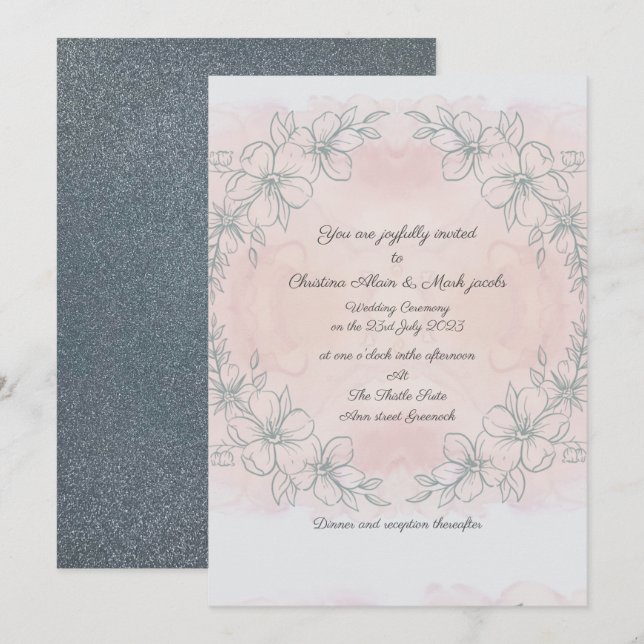 Einladung (Vorne/Hinten)