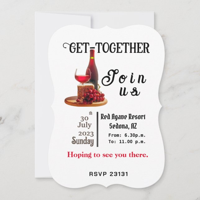 Einladung (Vorderseite)