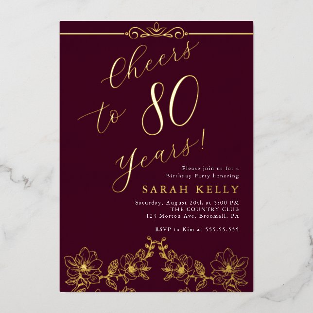 Einladung (Vorderseite)