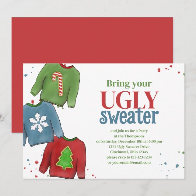 Einladung (Vorne/Hinten)