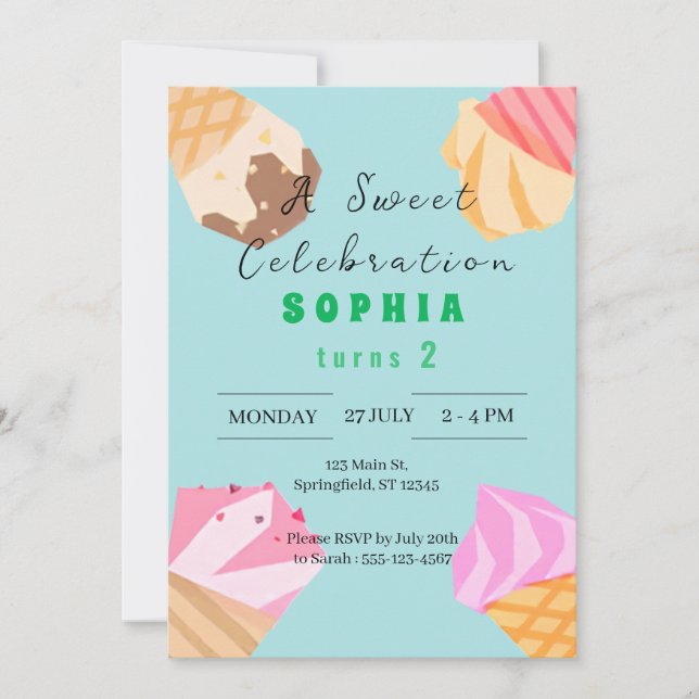 Einladung (Vorderseite)