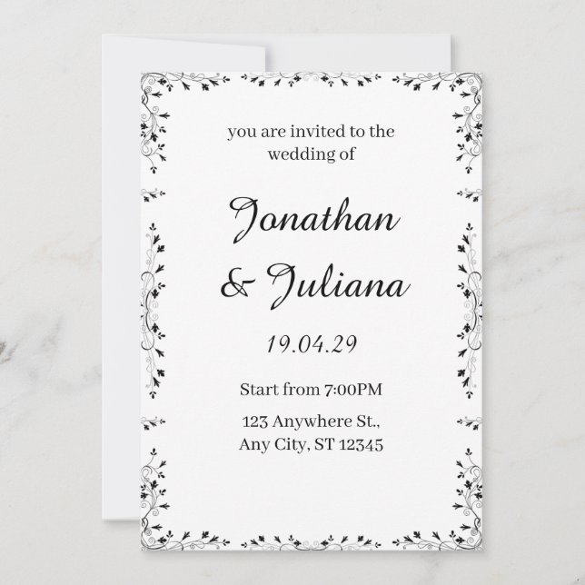 Einladung (Vorderseite)