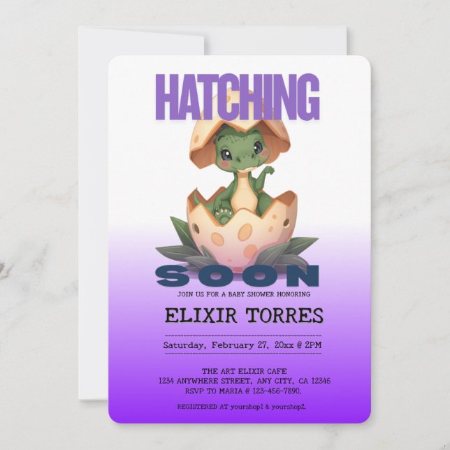 Einladung (Vorderseite)