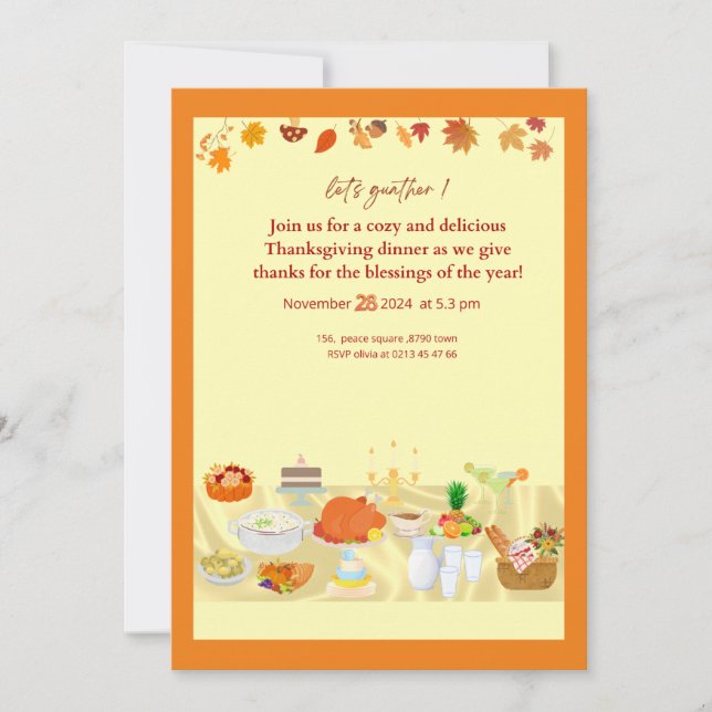 Einladung (Vorderseite)