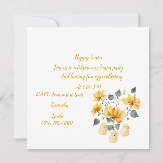 Einladung (Vorderseite)