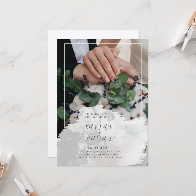 Einladung (Vorderseite/Rückseite Beispiel)