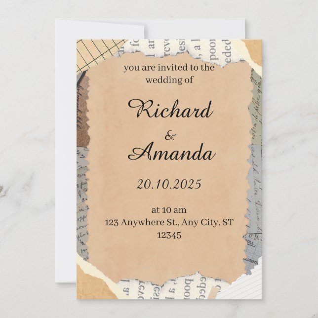 Einladung (Vorderseite)