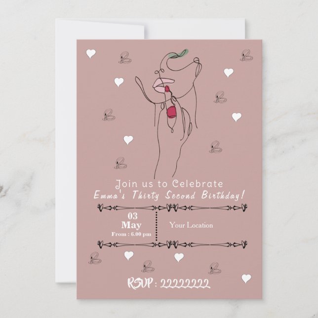 Einladung (Vorderseite)