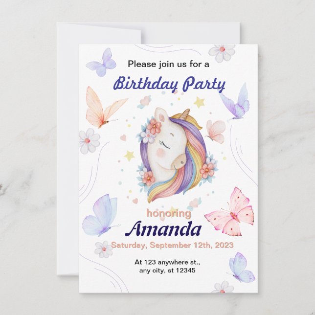 Einladung (Vorderseite)