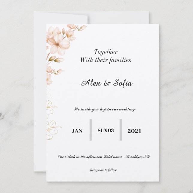 Einladung (Vorderseite)