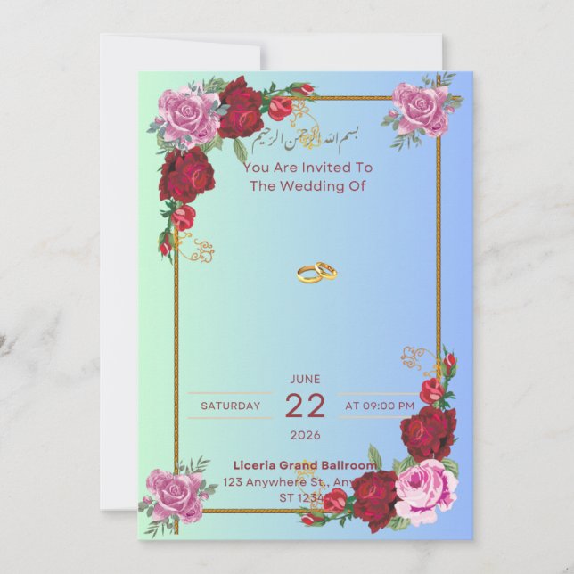 Einladung (Vorderseite)