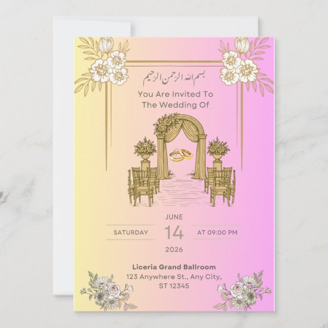 Einladung (Vorderseite)