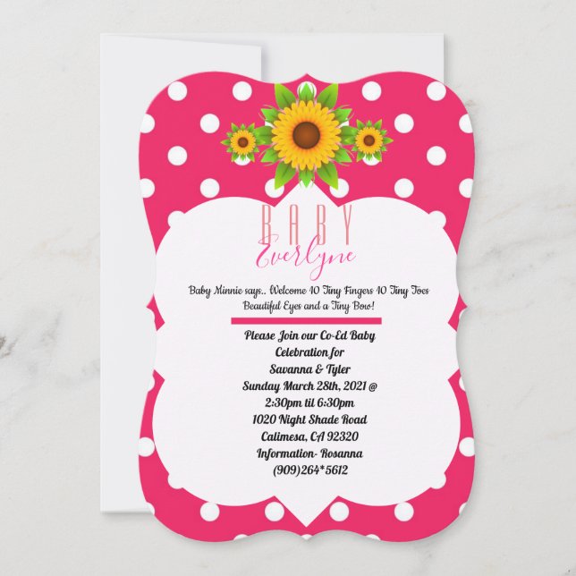 Einladung (Vorderseite)