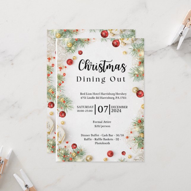 Einladung (Vorderseite/Rückseite Beispiel)