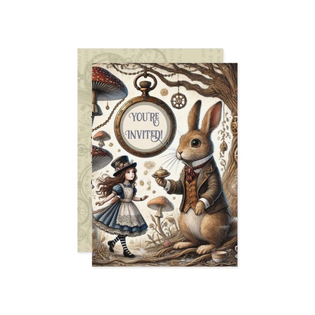 Einladung (Vorderseite/Rückseite Beispiel)