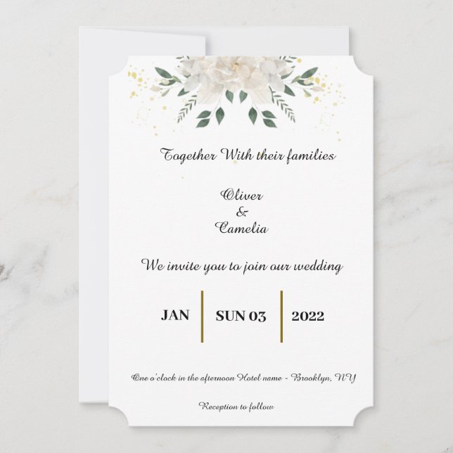 Einladung (Vorderseite)