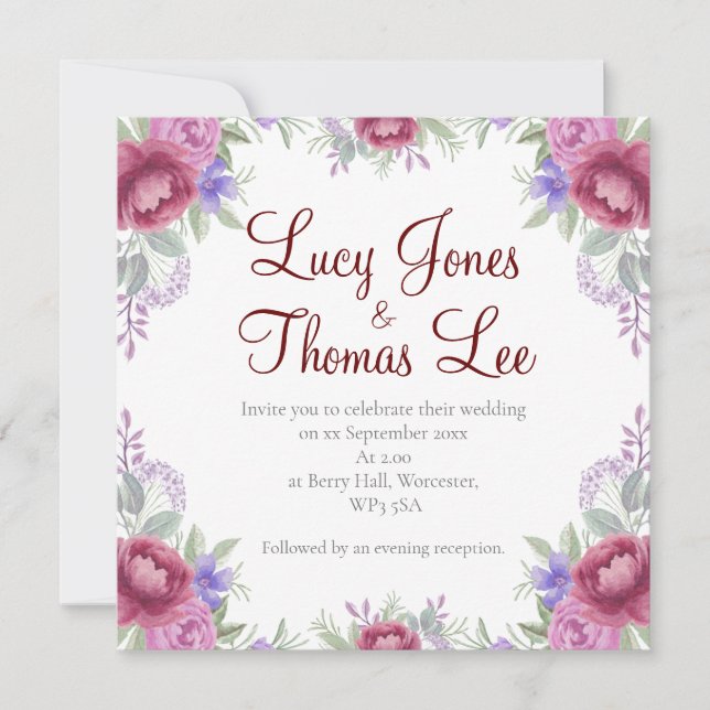 Einladung (Vorderseite)