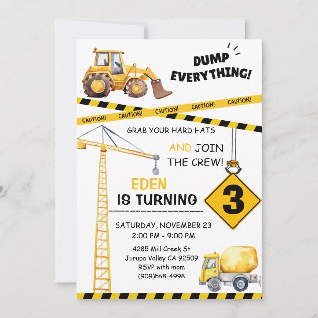 Einladung (Vorderseite)