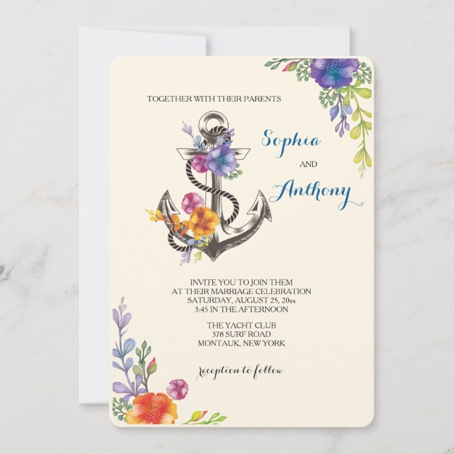 Einladung (Vorderseite)