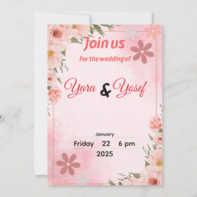 Einladung (Vorderseite)