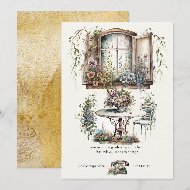 Einladung (Vorne/Hinten)