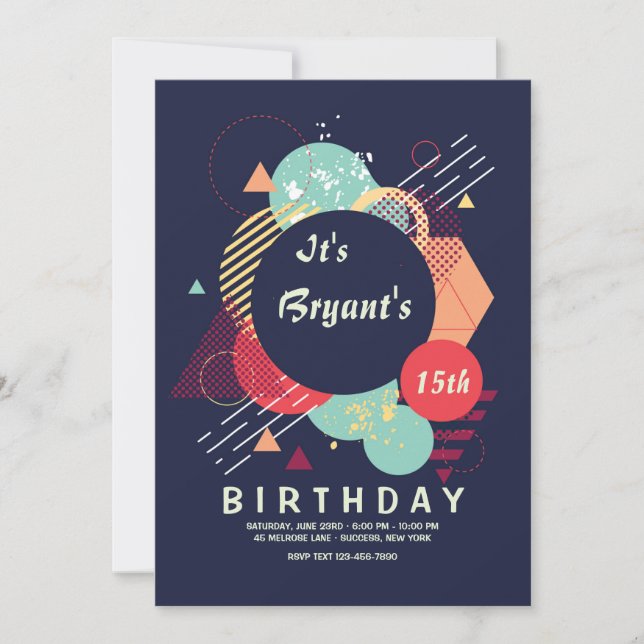 Einladung (Vorderseite)