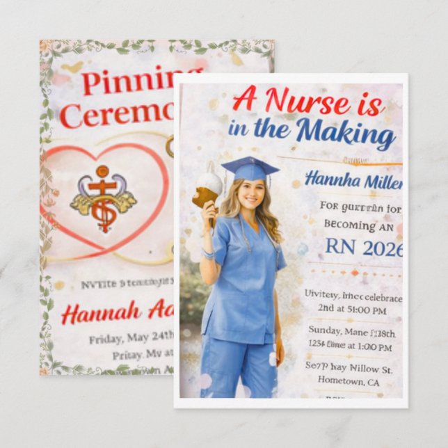 Einladung (Vorne/Hinten)