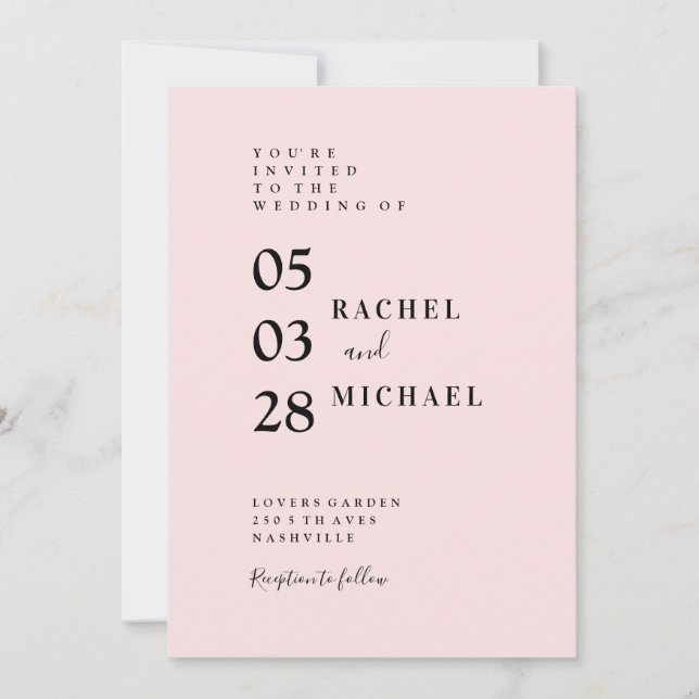 Einladung (Vorderseite)