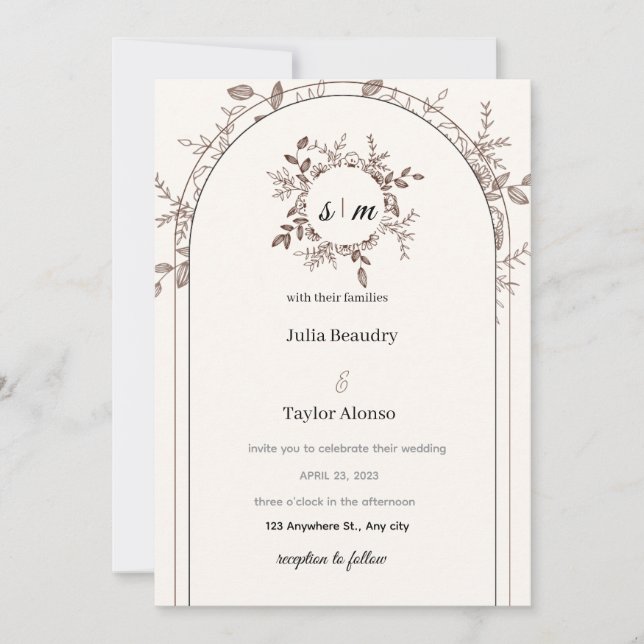 Einladung (Vorderseite)