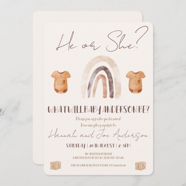 Einladung (Vorne/Hinten)