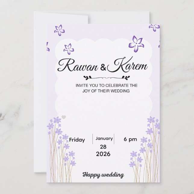 Einladung (Vorderseite)