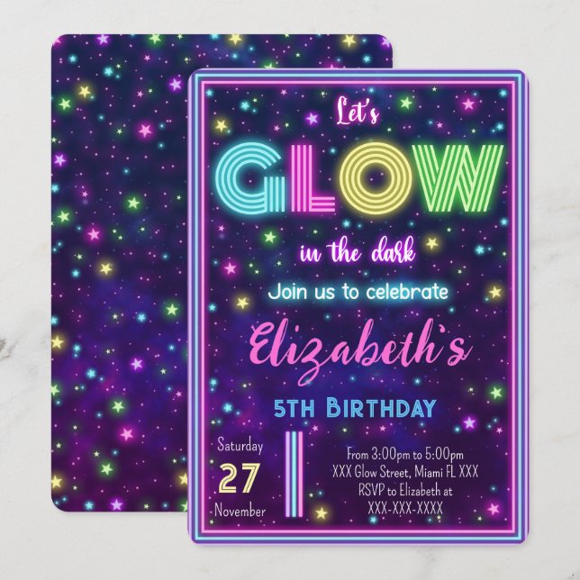 Einladung (Vorne/Hinten)