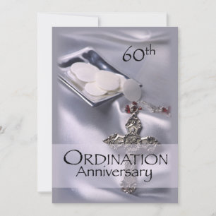 Einladung 60. Ordination Jubiläum Silver Pate