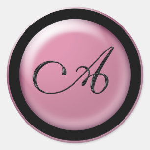 Einladung A Runder Aufkleber